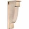Ekena Millwork Alpine Smooth Corbel w/Backplate, Douglas Fir, 7 1/2"W x 12"D x 28"H COR08X12X28ALP01SDF - alternate 1